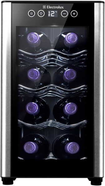 Adega de Vinho Climatizada Electrolux 8 Garrafas Alumínio (ACB08) — Bivolt